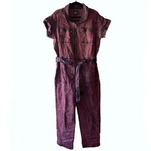 Hell Bunny Finn Boilersuit Jumpsuit XL